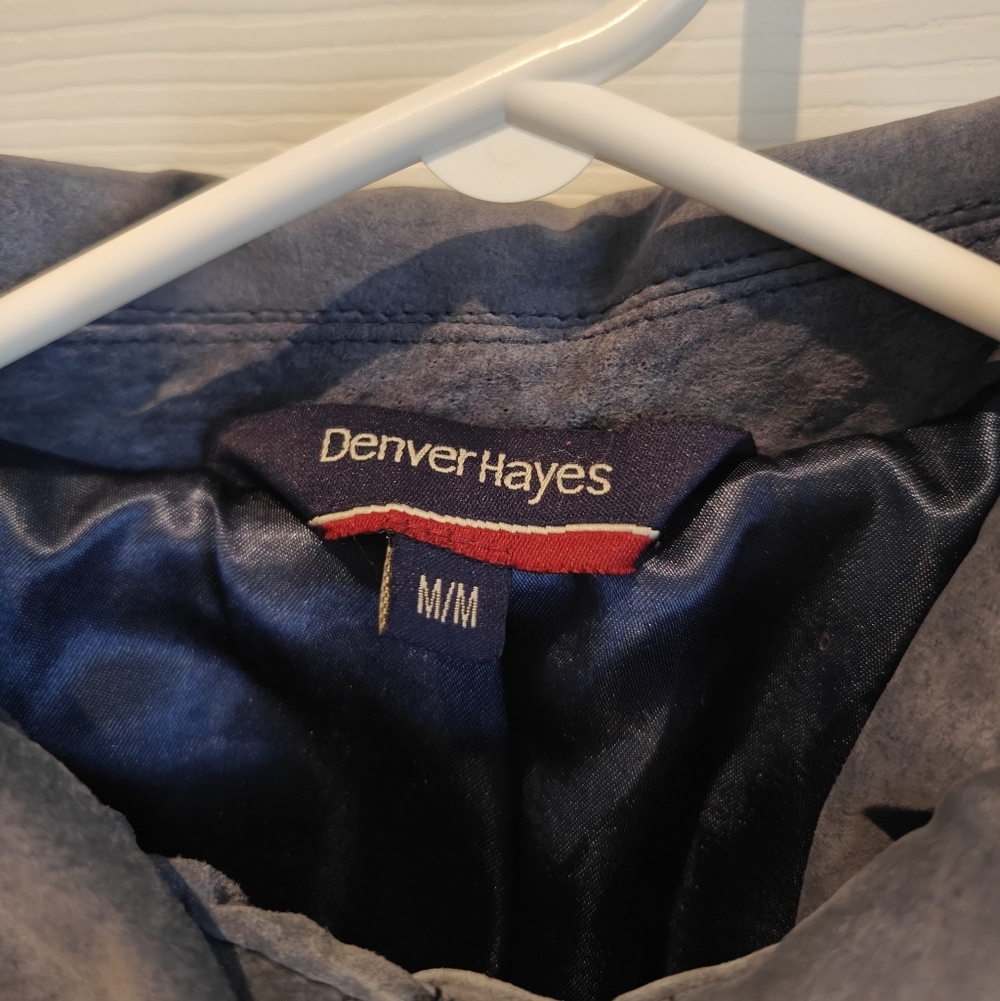 DENVER HAYES Leather Suede Jacket - Picture 4 of 10